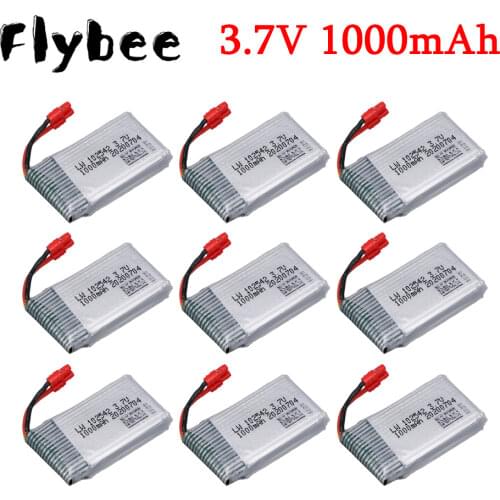 3.7V 1000mAh Battery For Syma X5HC X5HW X5UW X5UC Quadcopter Spare Parts Upgraded 102542 battery