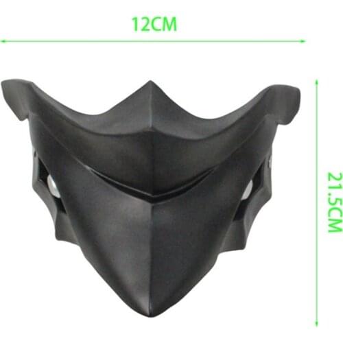 Anime Tokyo Ghoul Kirishima Ayato Cospaly Mask FRP Resin Cospaly Prop Collectible Halloween Party Accessories Gift for Men