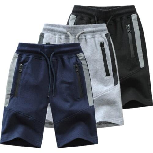 Children Boys Shorts 2021 Summer Design Zipper Pocket Kids Casual Sports Shorts For Boys Knitting Shorts Clj090