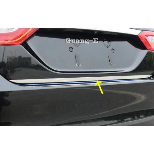 For Toyota New Camry XV70 2017 2018 2019 2020 Car Cover Stainless Steel Rear Tail Door Bottom Tailgate Frame Plate Trim Lamp
