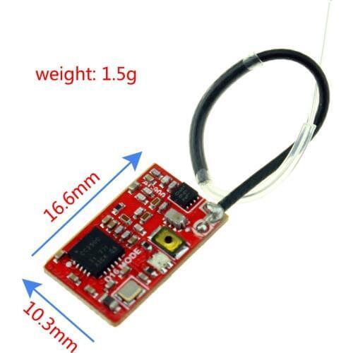 AC900 Dual Model Mini Receiver Frsky D16 Supports FUTABA S-FHSS, XM Mini XM+X9D Receiver Output for RC Indoor Racing Quadcopter