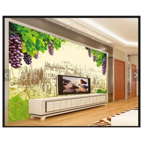 Customized 3d photo wallpaper 3d TV wall wallpaper murals Atmospheric romantic setting wall scenery living room wallpaper