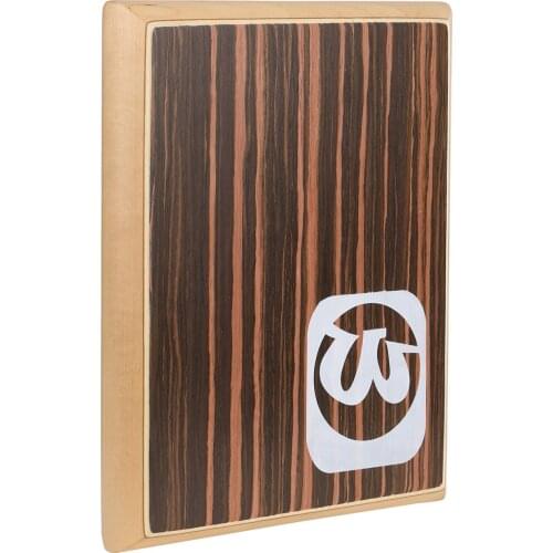 Walter Compact Travel Cajon Box Drum Flat Hand Drum Percussion Instrument with Adjustable Strings Carrying Bag