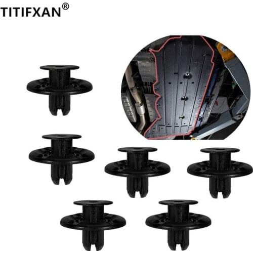For Honda 10 Generations Civic Accord Avancier URV Spirior New Acura Chassis Engine Guard Plate Fasteners Clips 10mm Hole Rivet