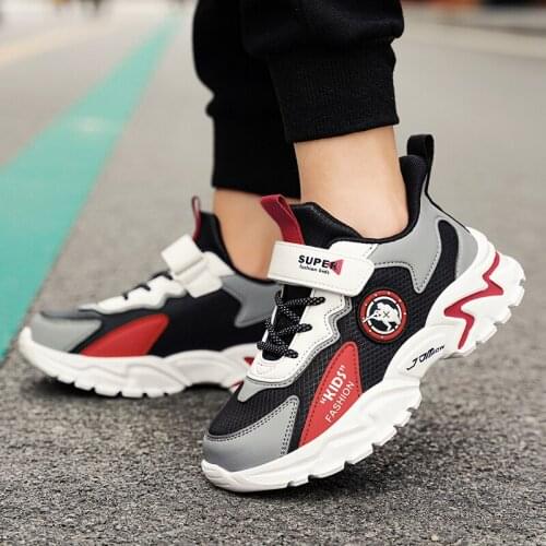 Fashion Girls Sneakers Boys Casual Shoes Kids Mesh Lightweight Breathable Sport Running Shoes Non-slip School Boot Spring Autumn