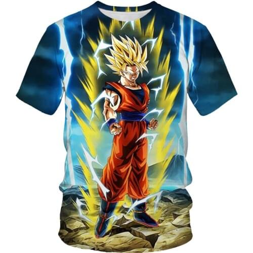 Summer fashion new mens childrens T-shirt with cartoon 3D printing pattern, stylish and cool casual short-sleeved shirt