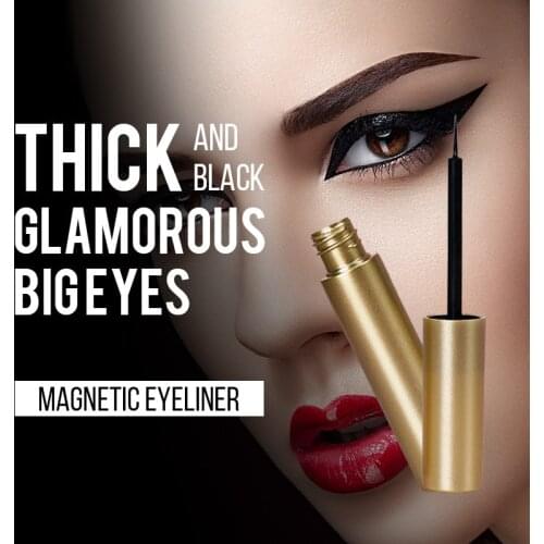 Magnetic Eyeliner For Magnets Eyelashes Fast Drying Easy Wear Long-lasting Liquid Eyeliner Waterproof Sweat-proof Cosmetics