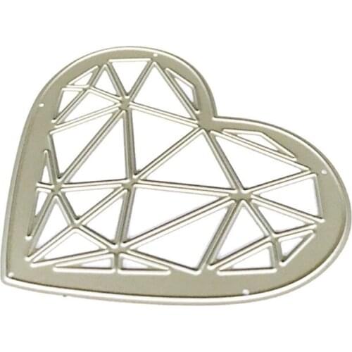 Heart Sewing Metal Cutting Dies Stencil Scrapbooking DIY Album Stamp Paper Card Embossing Decor Craft