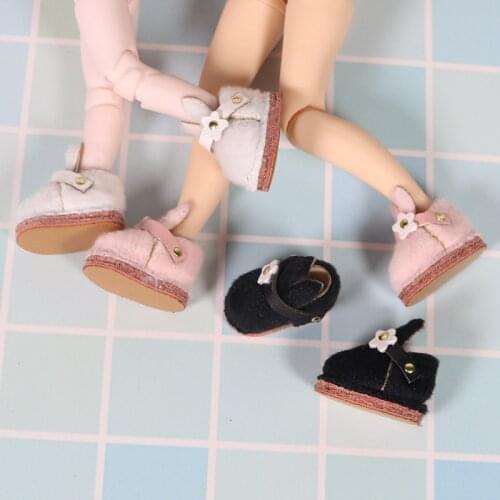 MiddieICY dolls obitsu11 GSC OB11 plush rabbit ears flat shoes DDF shoes doll shoes