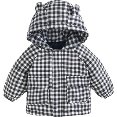 Cute Baby Toddler Infant Boys Girls Clothes Hooded Coat Unisex Coat Outerwear Jacket Winter Warm