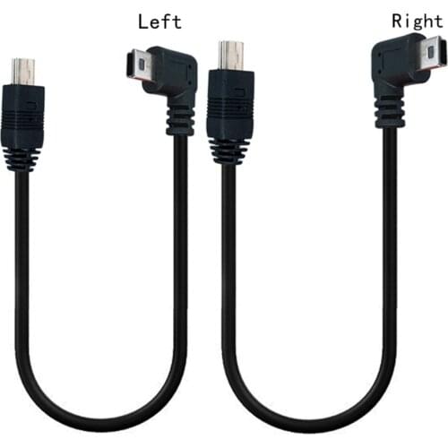 Mini 5-pin plug, installed on Mini USB 5-pin external adapter cable M / m cable 25cm