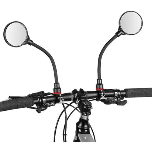 Multifunctional Bicycle Mirror Adjustable Handlebar Rearview Mirror Wide Angle For Mountain Bike Bicycle Cycling Accessories