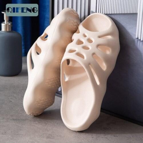 36-45 Men Women Novelty Indoor Slippers Breathable Footwear Couple Sandals Beach Slipper Fashion Light Weight Shoes Trendy Wear
