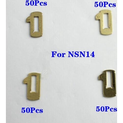 NSN14 Car Lock Reed Plate For Nissan Car Door Lock Repair Kits Brass Material 4 Models Each 50pcs with Spring