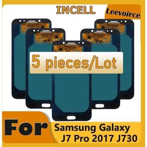 Wholesale 5 PCS LCD Display For SAMSUNG Galaxy J7 Pro LCD Display Touch Screen J730 J730F for SAMSUNG J7 Pro LCD Screen Assembly
