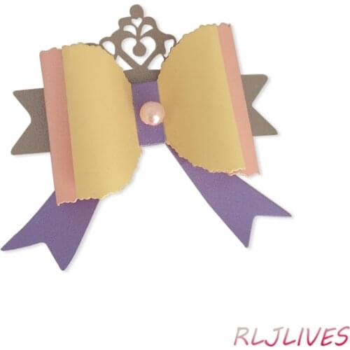 Crown Bow Metal Cutting Dies Stencils for DIY Scrapbooking Stamp/photo album Decorative Embossing DIY Paper Card