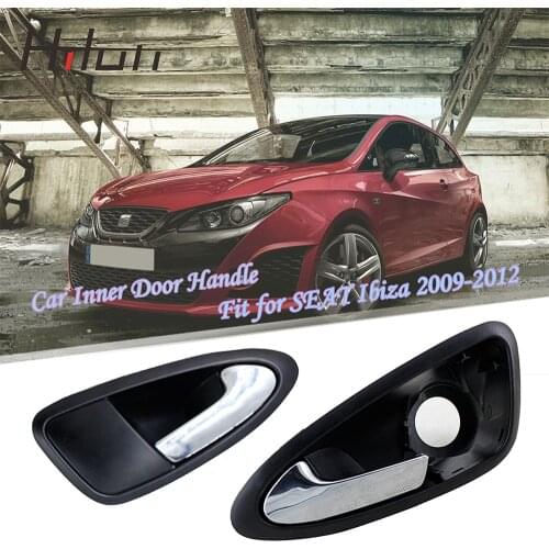 Front Left Right Car Inner Interior Door Handle Open Matte 6J0837114A Blac For Seat Ibiza 2009 2010 2011 2012 2013 2014 2015