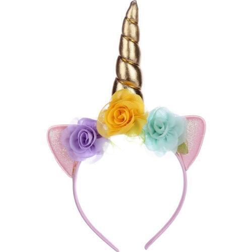 Flower Headbands for Kids Boys Birthday Baby Girls Hair Accessories Girls Party Christmas Baby Fashion Headband Hairbands Unisex