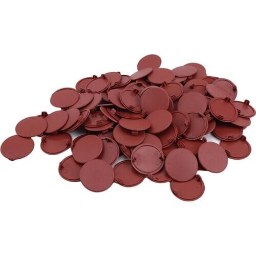 Dustproof Plug Cover 100pcs Multifunction Furniture Cabinet Screw Hole Plug Plastic Plug Hole Wardrobe Head Screw Decor Cover