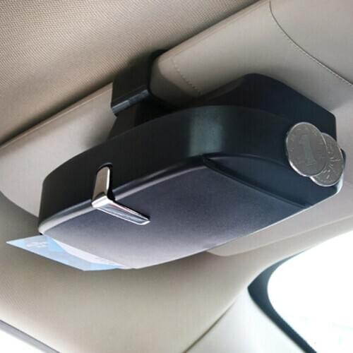 Car Universal Sunglasses Holder Accessories Glasses Case Holder Multifunctional Eyeglass Case Box Holder For Glasses