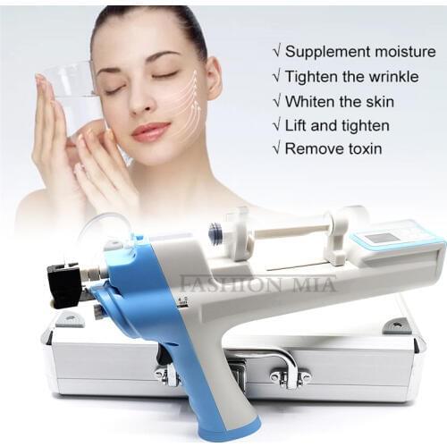 Vanadium Titanium Radio Frequency Injection Gun Mesotherapy pen 3 Tips Meso Beauty Skin Care Device for Facial lifting anti-age