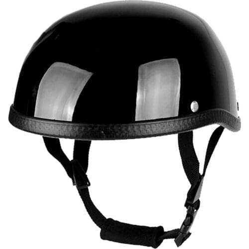 Safe Helmet Vintage Quick Release Buckle ABS Open Face Half Helmet for Mountain Bike Quick Release Buckle Matte Motorcycle Helme