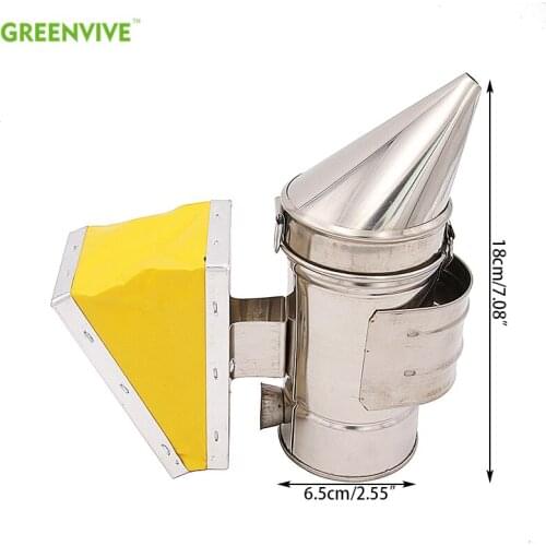 High Qualituy Bee Smoke Maker Manual Bee Hive Transmitter Kit Beekeeping Tool Beekeeping Equipment 301 Stainless Steel