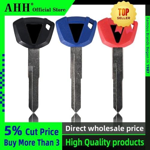 AHH Brand key Motorcycle Replacement Keys Uncut For KAWASAKI VERSYS 650 KLR 650 C A 650 Z750 Z800 Z1000 ER-6N ER6F ZR1000 Z1000
