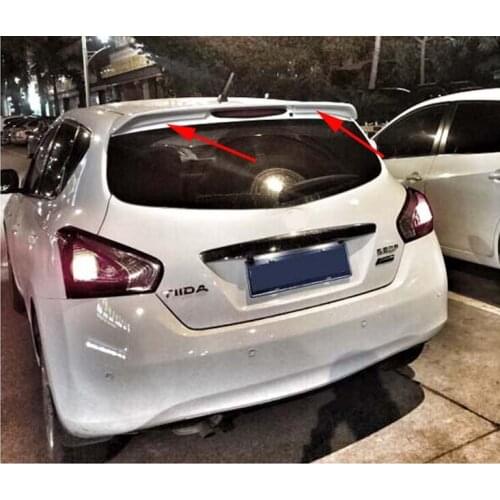 Factory Style Spoiler Wing ABS for 2011-2013 Nissan Versa Tiida Hatchback Spoilers Wing A