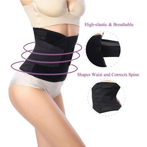 Women Waist Trainer Belt Belly Band Belts Hot Body Shaper After Birth Slim Belt Corset Postpartum Tummy Trimmer Body