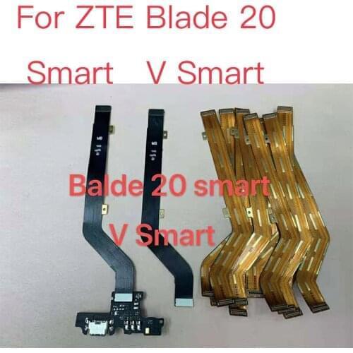 10PCS NEW USB Port Charging Board For ZTE 20 Smart V Smart USB Charging Dock Port Flex cable Repair Parts