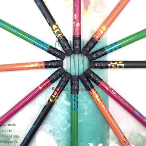 12 pcs/lot HB Good Quality Colourful Love Rainbow Peach Heart Cylindrical Pencil Stationery For Office and School Supplies