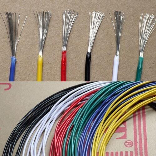 5 Meters UL1007 UL 1007 26AWG Wire 1.3mm PVC Electronic Cable UL Certification