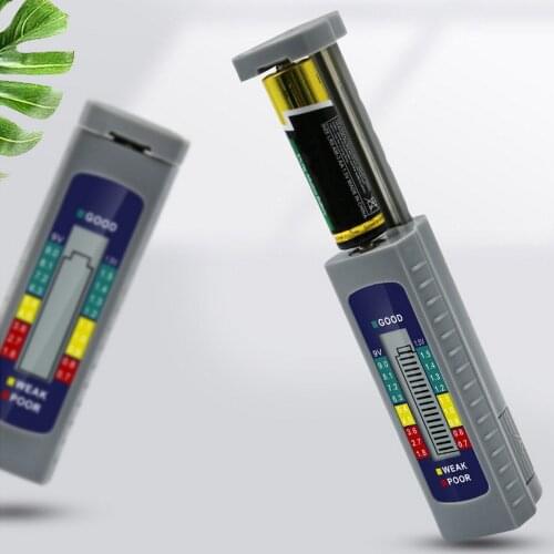 Digital Battery Capacitance Diagnostic Tool Battery Tester LCD Display Check AAA AA Button Cell Universal Tester
