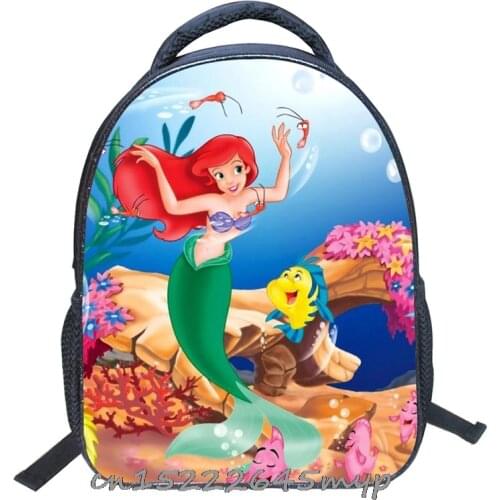 Disney Cool Mickey Mouse School Bags Boys Girls Children Princess Kindergarten Backpack 16 inch Schoolbags Kids Mochilas