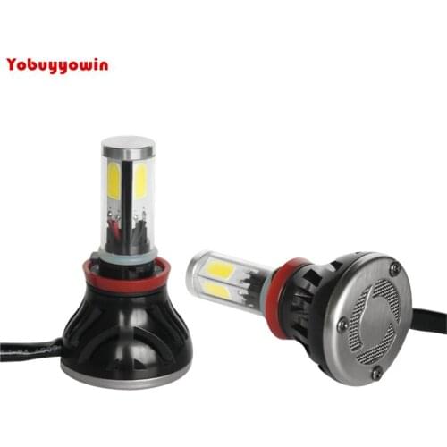H11/(H8/H9) LED Headlight Bulbs Conversion Kit All-in-one 40W 4000LM (x2) 6000K Daylight with Rainproof Driver Led Headlight Bul