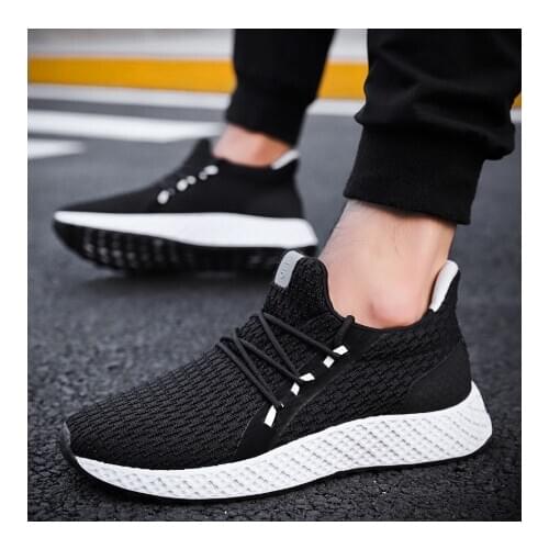 2020 Fashion Men Sneakers Tenis Summer Breathable Male Footwear Mesh Shoes For Men Lace Up Walking Casual Shoes Outdoor