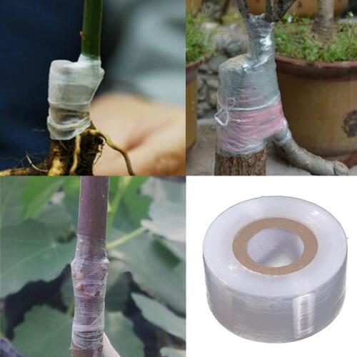 30MM*120M Garden Tree Plants Seedlings Supplies Grafting Tape Film Eco-friendly PE Engraft Branch Bind Self-adhesive Stretchable