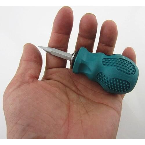 Dual Purpose Screwdriver Short Shank Cross Slot Bits Screwdriver Bit Tools Set Chrome Vanadium Steel Repairing Tool