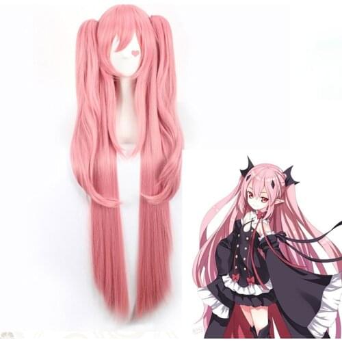 Krul Tepes Cosplay wig Anime Owari no Seraph Seraph of The End Third Ancestor Vampire Sexy Costume Synthetic hair Wig+wig cap