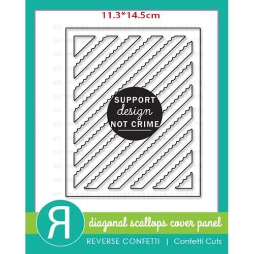 Rectangular slash Embossing Metal cutting dies 2021 new diy molds Scrapbooking Paper Making die cuts crafts slimeline dies