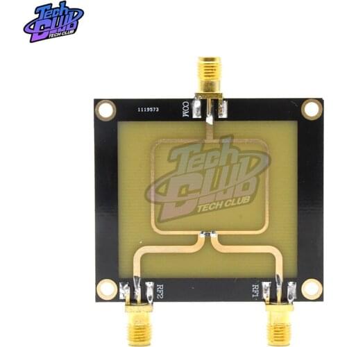 Power Splitter 100-2700M Frequency RF Microstrip 2-Way One Channel Input Signal Into Two Channel Divider Combiner Black Metal