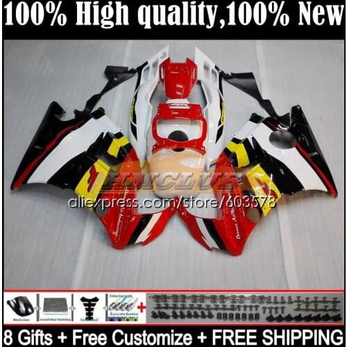 +Tank For HONDA CBR 600 F2 FS 1991 1992 1993 1994 10CL.21 CBR 600F2 CBR600FS CBR600F2 CBR600 F2 91 92 93 94 Fairing red yellow