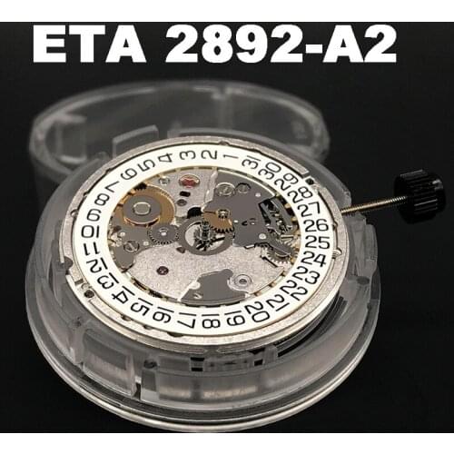 Luxury Brand ETA 2892-A2 Automatic Mechanical Watch Movement Swiss MadeWatch Replacement High Accuracy 21 Jewels Datewheel