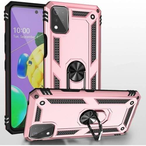 Drop Protection Kickstand PC+ TPU Case for LG K92 5G K51 K51S K40S K61 K 53 K22 Stylo 6 7 4G Q61 Q51 Q60 Phone Bag