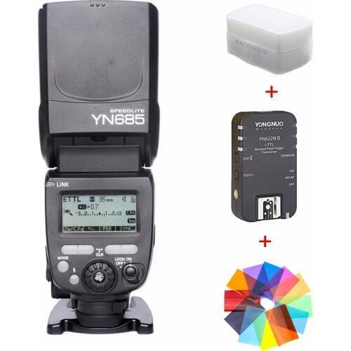 YONGNUO i-TTL Speedlite YN685 622N/603 Dual Wireless System Flash for Nikon D3000 D3100 D5300 D5500 DSLR Camera With Trigger