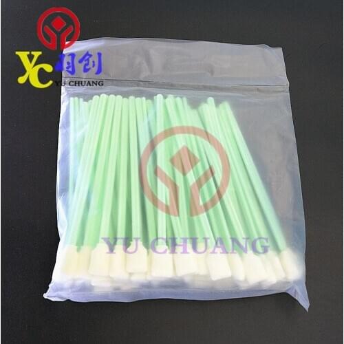 18cm Square Foam Cleaning Swab Sticks for Epson/Mimaki Solvent Inkjet Printer Cleaning Sticks for Printhead/Optical Equipment