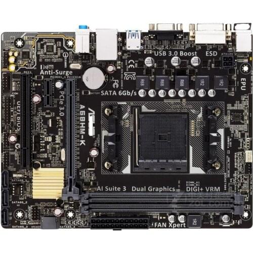 ASUS A68HM-K motherboard FM2/FM2+ DDR3 USED desktop motherboard mainboard