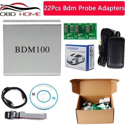 22PCS BDM Probe Adapters LED BDM Frame Testing For BDM100 Fgtech Chip Tunning With BDM Frame Adapter Master CMD ECU Programming