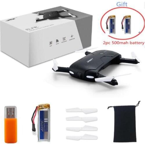 3ps battery !JJRC H37 Altitude Hold with HD Camera Selfie Elfie Foldable FPV Image Transmission RC Drone WiFi Phone Control